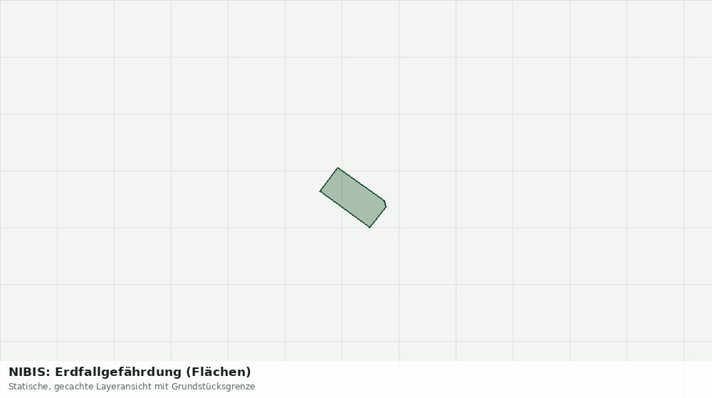 Statische Kartenansicht: NIBIS: Erdfallgefährdung (Flächen)