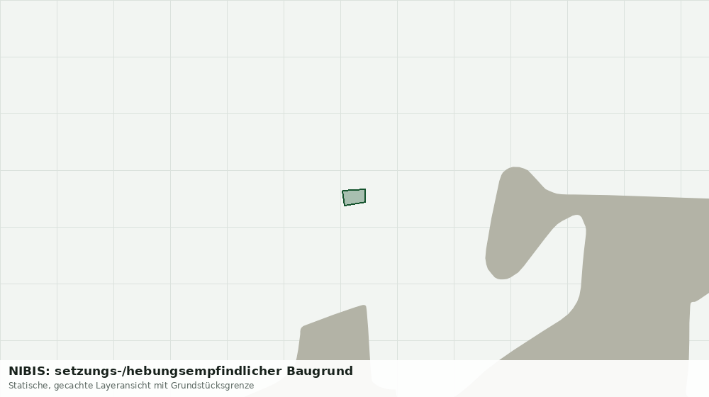 Statische Kartenansicht: NIBIS: setzungs-/hebungsempfindlicher Baugrund