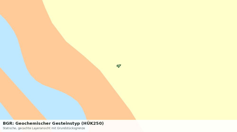 Statische Kartenansicht: BGR: Geochemischer Gesteinstyp (HÜK250)