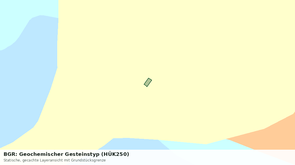 Statische Kartenansicht: BGR: Geochemischer Gesteinstyp (HÜK250)