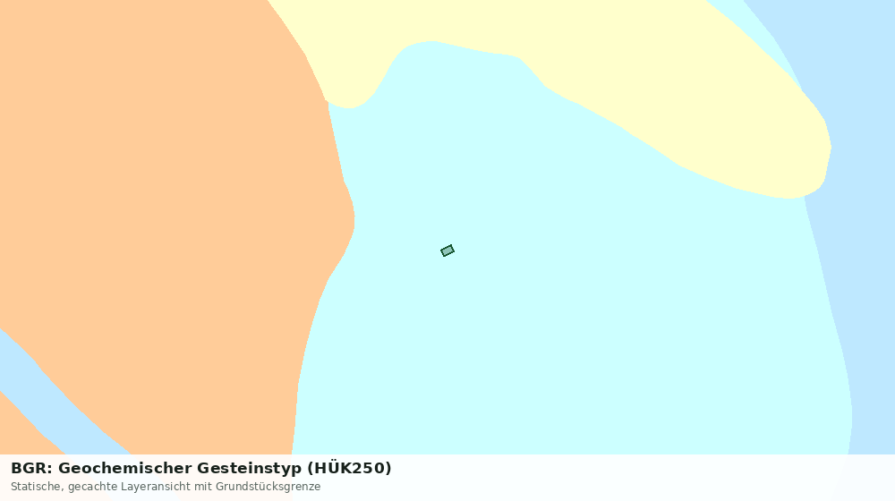 Statische Kartenansicht: BGR: Geochemischer Gesteinstyp (HÜK250)