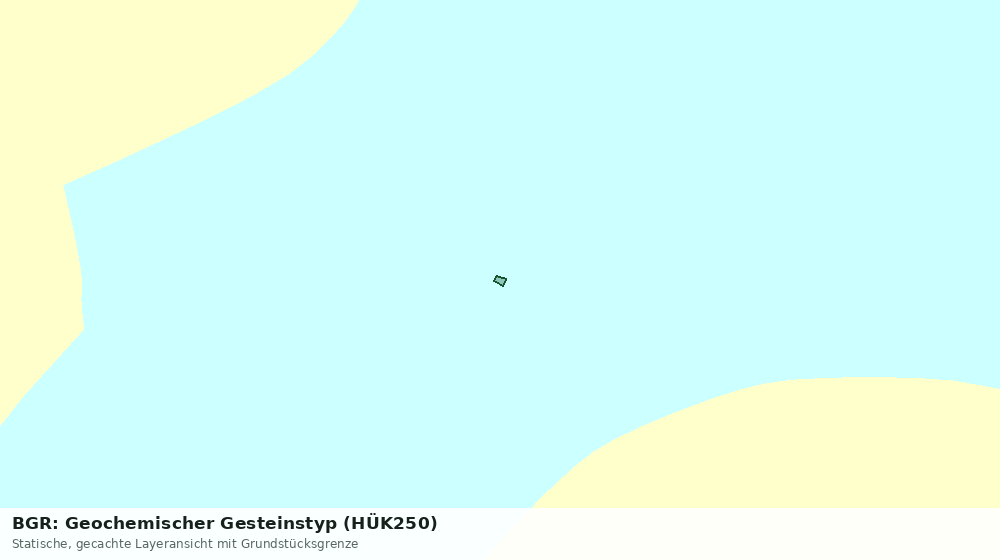 Statische Kartenansicht: BGR: Geochemischer Gesteinstyp (HÜK250)