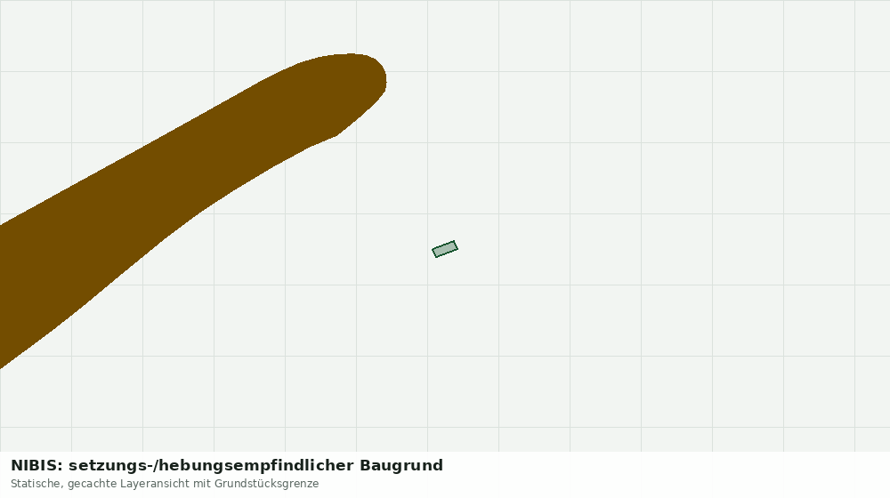 Statische Kartenansicht: NIBIS: setzungs-/hebungsempfindlicher Baugrund