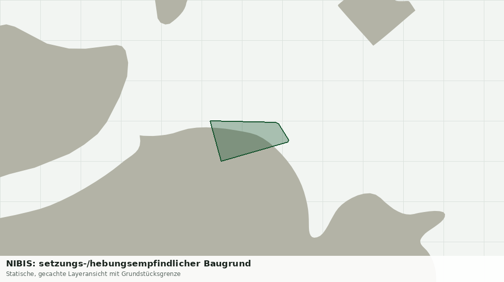 Statische Kartenansicht: NIBIS: setzungs-/hebungsempfindlicher Baugrund