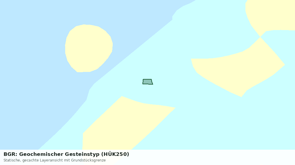 Statische Kartenansicht: BGR: Geochemischer Gesteinstyp (HÜK250)