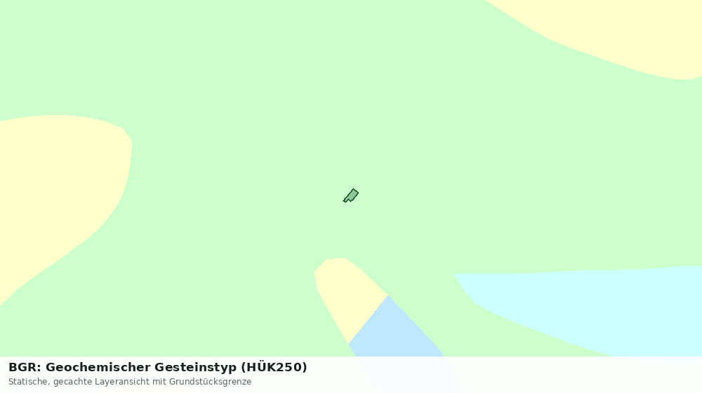 Statische Kartenansicht: BGR: Geochemischer Gesteinstyp (HÜK250)