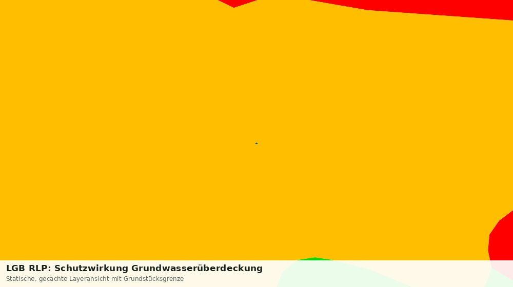 Statische Kartenansicht: LGB RLP: Schutzwirkung Grundwasserüberdeckung