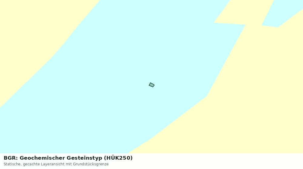 Statische Kartenansicht: BGR: Geochemischer Gesteinstyp (HÜK250)