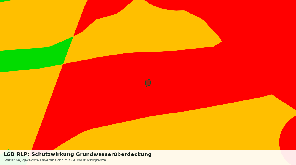Statische Kartenansicht: LGB RLP: Schutzwirkung Grundwasserüberdeckung