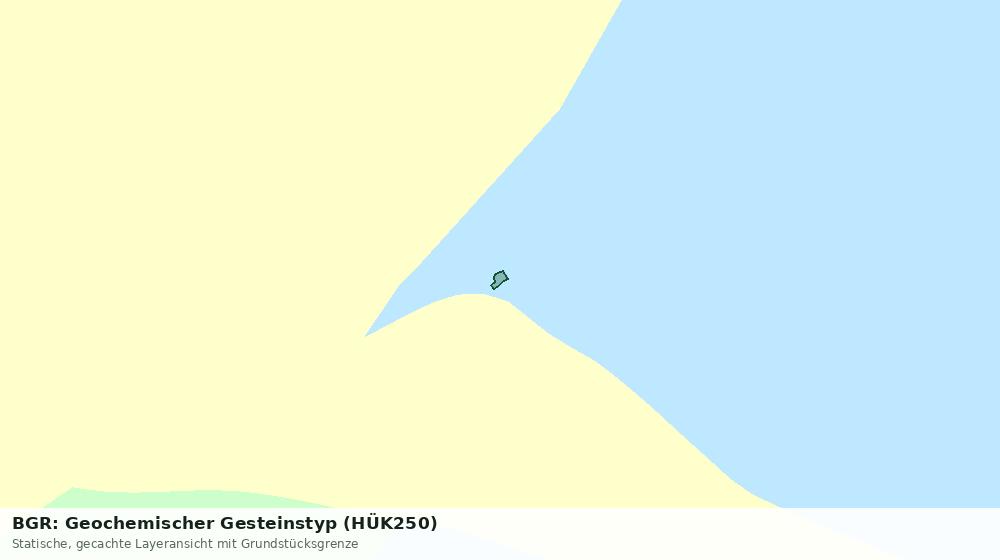 Statische Kartenansicht: BGR: Geochemischer Gesteinstyp (HÜK250)