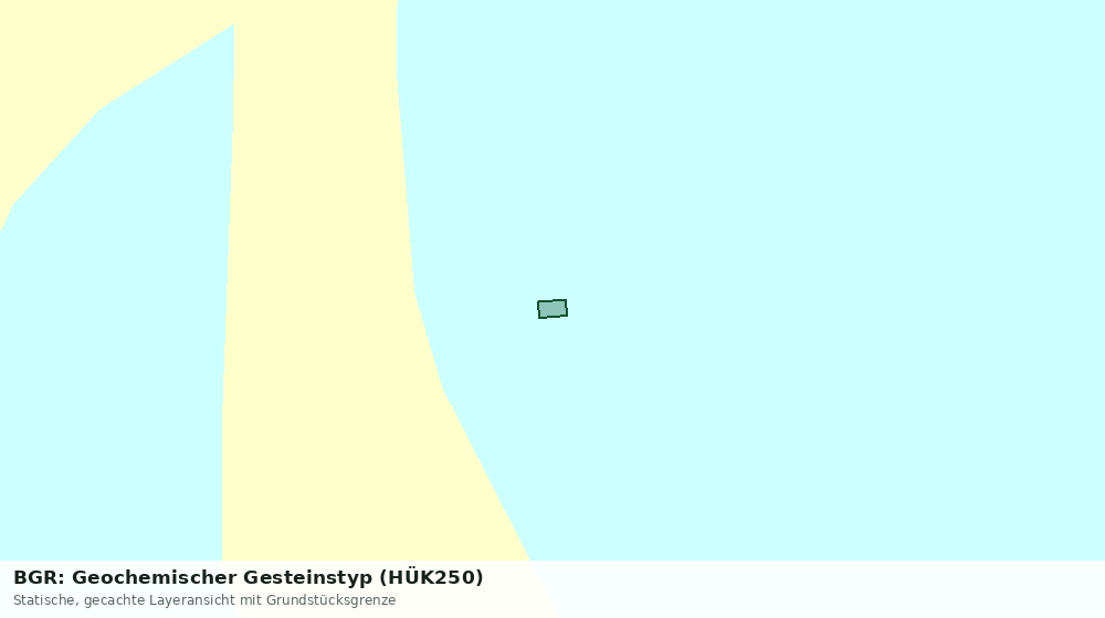 Statische Kartenansicht: BGR: Geochemischer Gesteinstyp (HÜK250)
