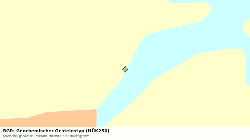 Statische Kartenansicht: BGR: Geochemischer Gesteinstyp (HÜK250)