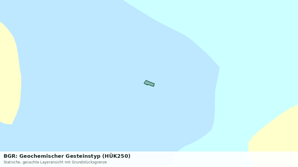 Statische Kartenansicht: BGR: Geochemischer Gesteinstyp (HÜK250)