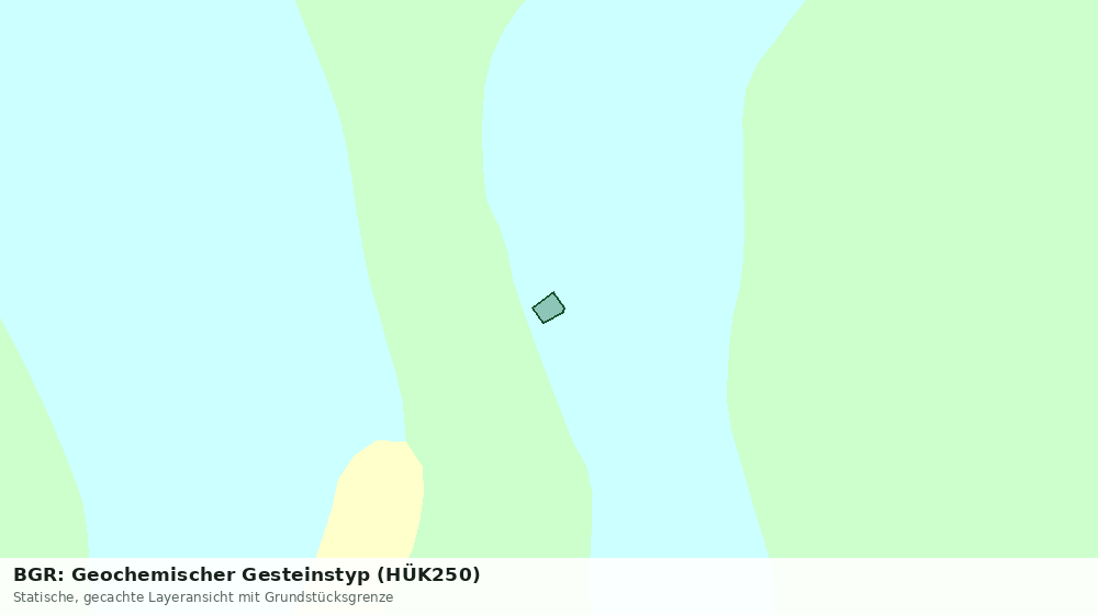 Statische Kartenansicht: BGR: Geochemischer Gesteinstyp (HÜK250)