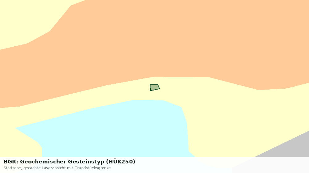 Statische Kartenansicht: BGR: Geochemischer Gesteinstyp (HÜK250)