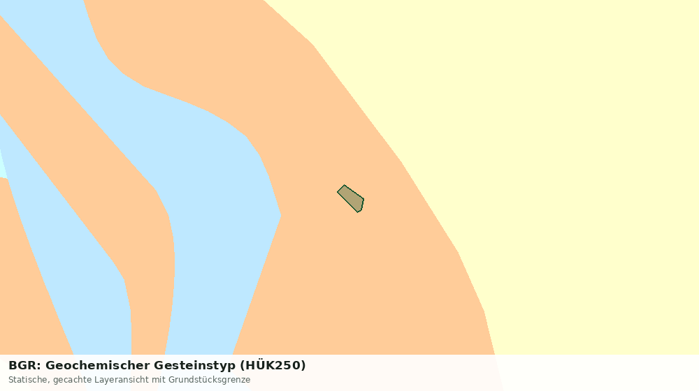 Statische Kartenansicht: BGR: Geochemischer Gesteinstyp (HÜK250)