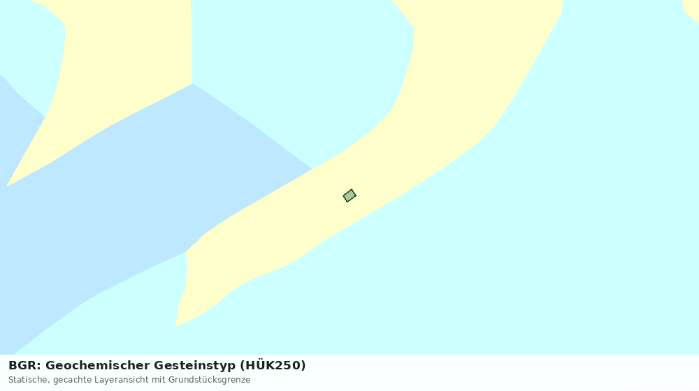 Statische Kartenansicht: BGR: Geochemischer Gesteinstyp (HÜK250)