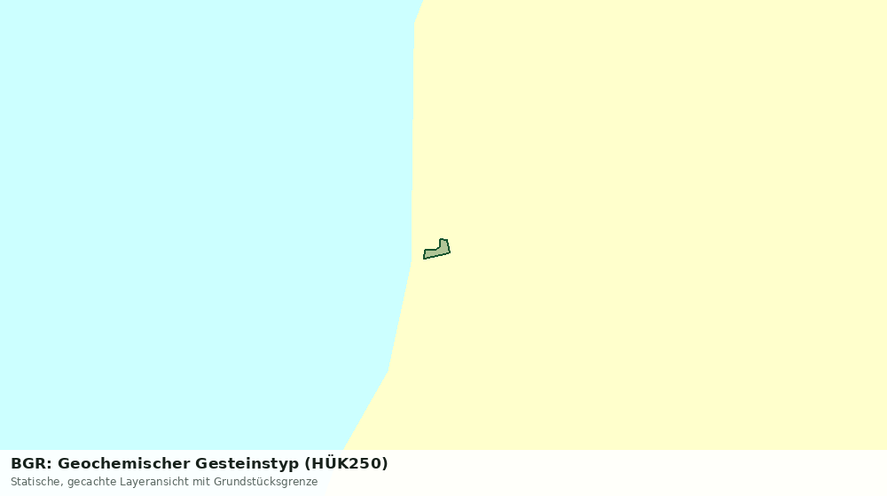 Statische Kartenansicht: BGR: Geochemischer Gesteinstyp (HÜK250)