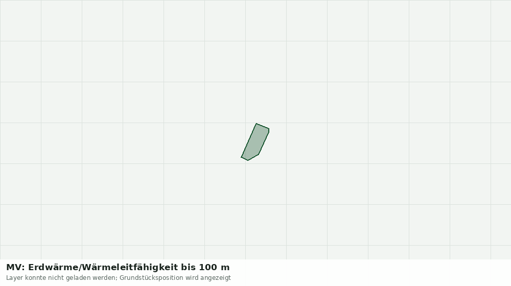 Statische Kartenansicht: MV: Erdwärme/Wärmeleitfähigkeit bis 100 m