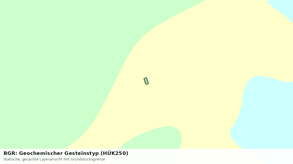 Statische Kartenansicht: BGR: Geochemischer Gesteinstyp (HÜK250)