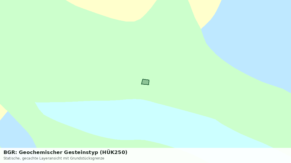Statische Kartenansicht: BGR: Geochemischer Gesteinstyp (HÜK250)