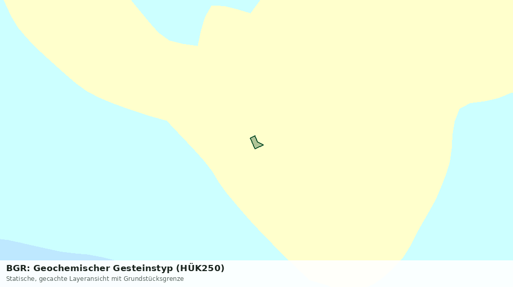 Statische Kartenansicht: BGR: Geochemischer Gesteinstyp (HÜK250)