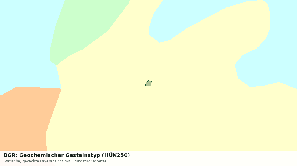 Statische Kartenansicht: BGR: Geochemischer Gesteinstyp (HÜK250)