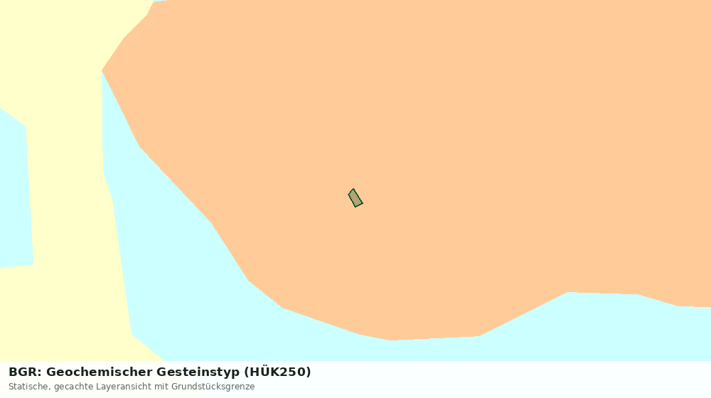 Statische Kartenansicht: BGR: Geochemischer Gesteinstyp (HÜK250)