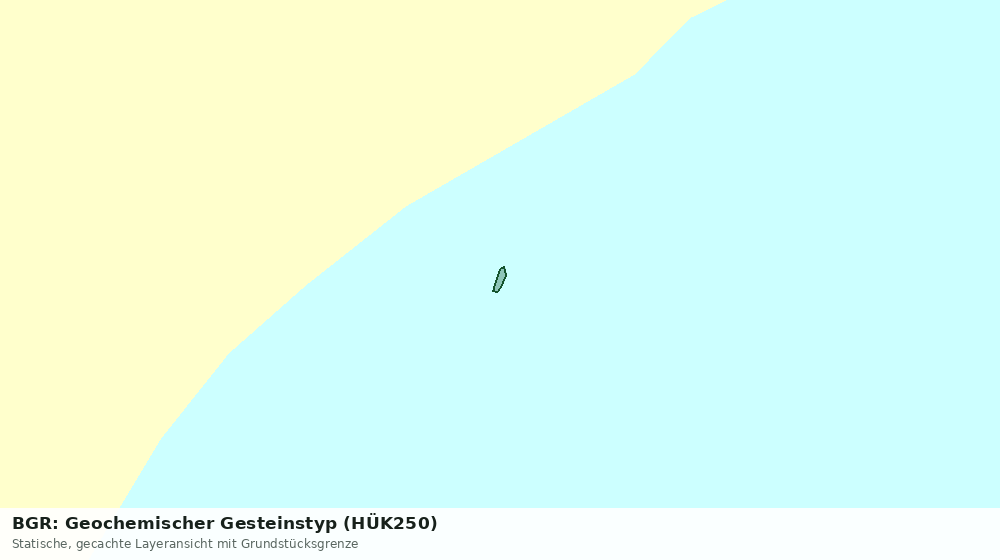 Statische Kartenansicht: BGR: Geochemischer Gesteinstyp (HÜK250)