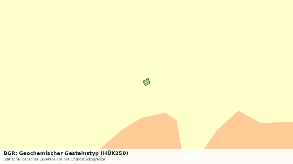 Statische Kartenansicht: BGR: Geochemischer Gesteinstyp (HÜK250)