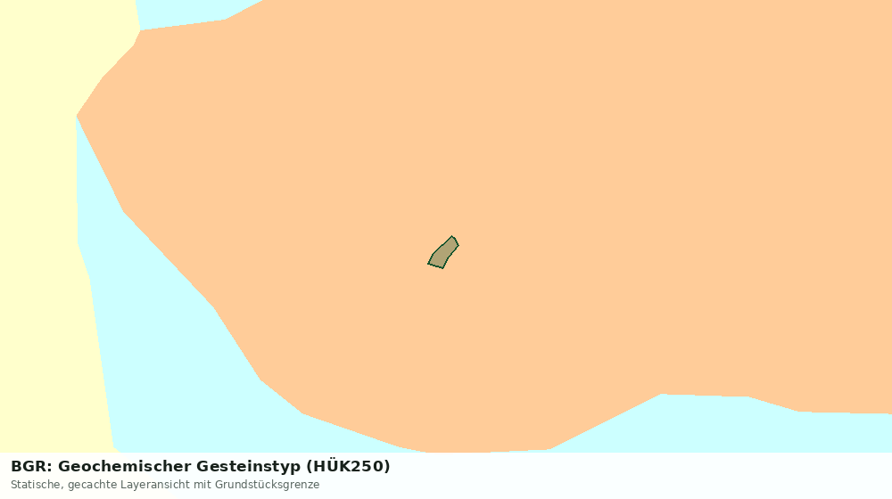 Statische Kartenansicht: BGR: Geochemischer Gesteinstyp (HÜK250)