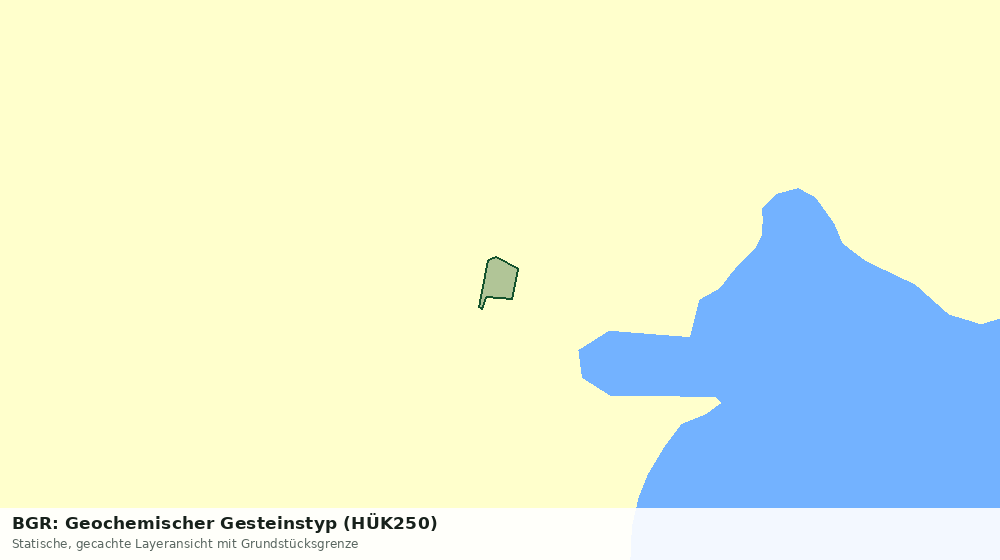Statische Kartenansicht: BGR: Geochemischer Gesteinstyp (HÜK250)