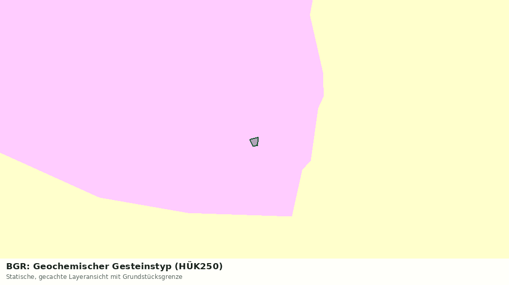 Statische Kartenansicht: BGR: Geochemischer Gesteinstyp (HÜK250)