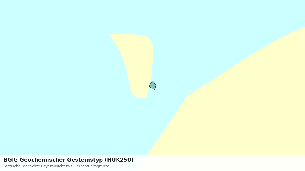 Statische Kartenansicht: BGR: Geochemischer Gesteinstyp (HÜK250)