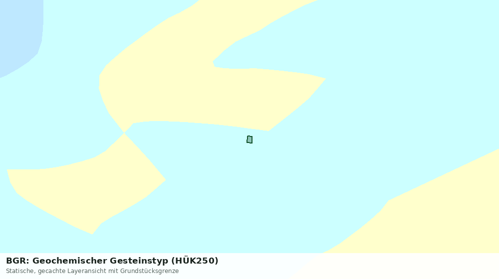 Statische Kartenansicht: BGR: Geochemischer Gesteinstyp (HÜK250)