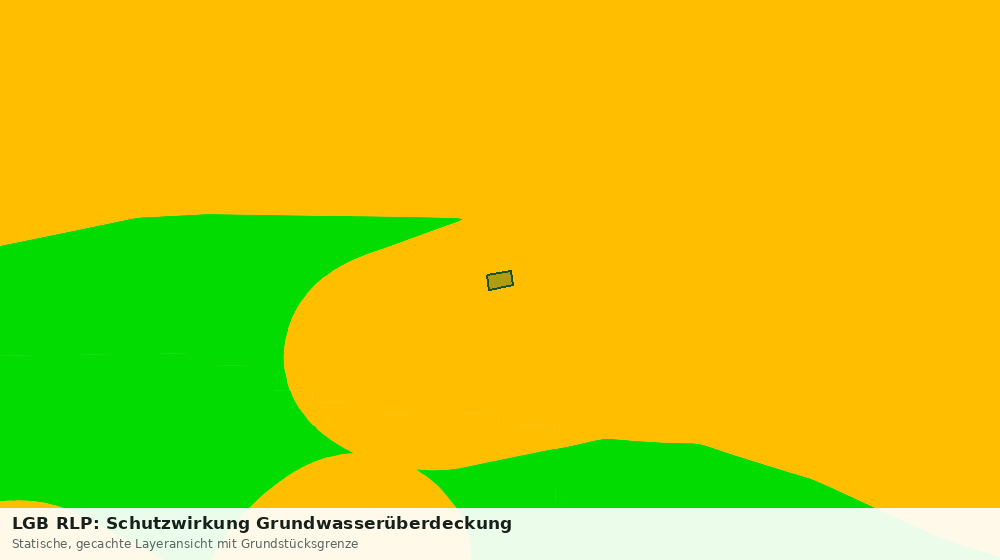 Statische Kartenansicht: LGB RLP: Schutzwirkung Grundwasserüberdeckung