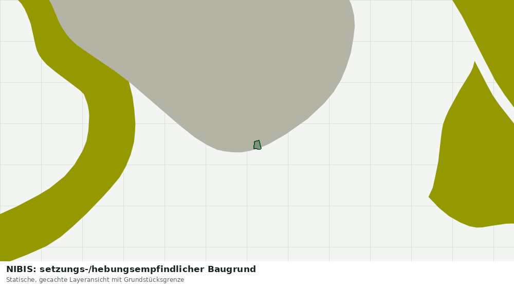 Statische Kartenansicht: NIBIS: setzungs-/hebungsempfindlicher Baugrund