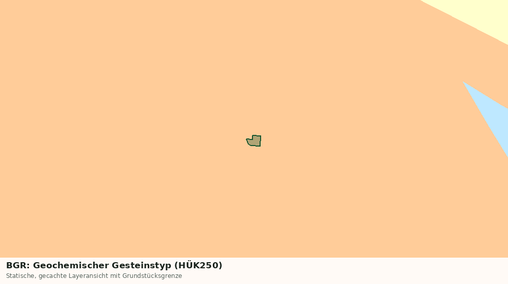 Statische Kartenansicht: BGR: Geochemischer Gesteinstyp (HÜK250)