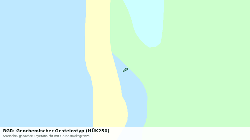 Statische Kartenansicht: BGR: Geochemischer Gesteinstyp (HÜK250)