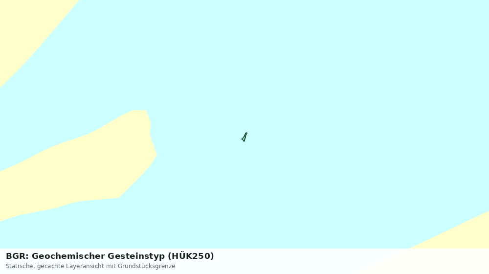 Statische Kartenansicht: BGR: Geochemischer Gesteinstyp (HÜK250)
