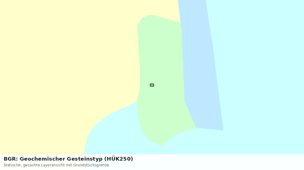Statische Kartenansicht: BGR: Geochemischer Gesteinstyp (HÜK250)