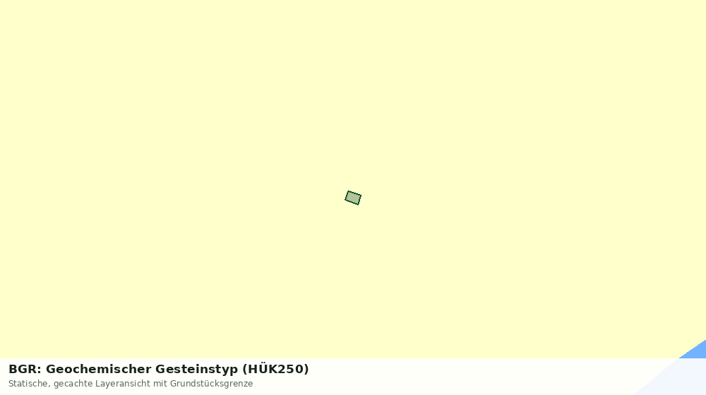 Statische Kartenansicht: BGR: Geochemischer Gesteinstyp (HÜK250)