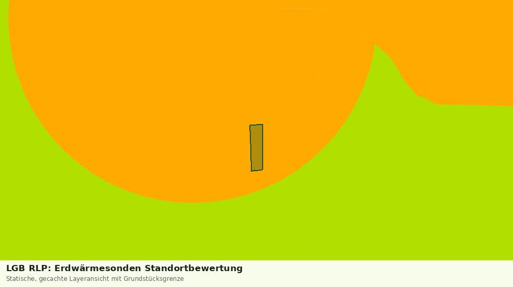 Statische Kartenansicht: LGB RLP: Erdwärmesonden Standortbewertung