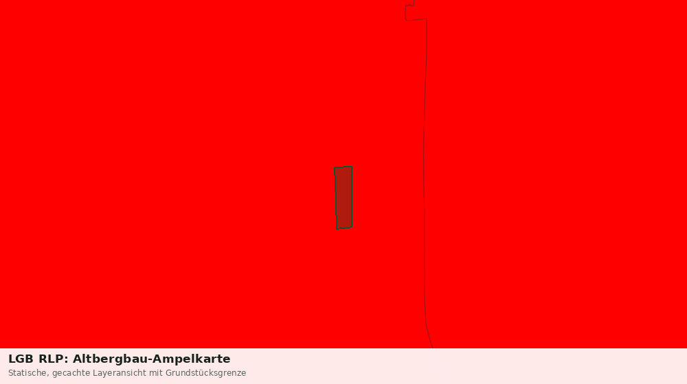 Statische Kartenansicht: LGB RLP: Altbergbau-Ampelkarte