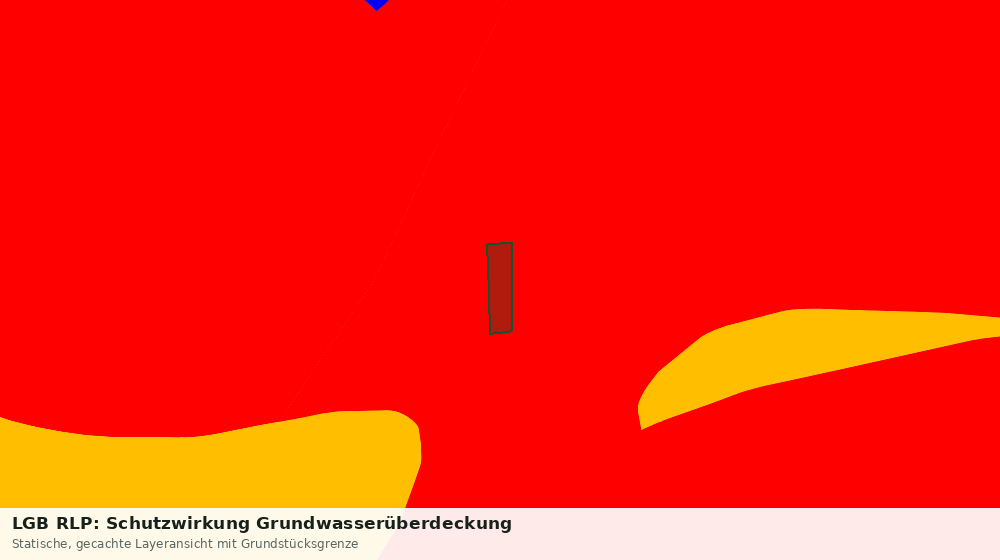 Statische Kartenansicht: LGB RLP: Schutzwirkung Grundwasserüberdeckung