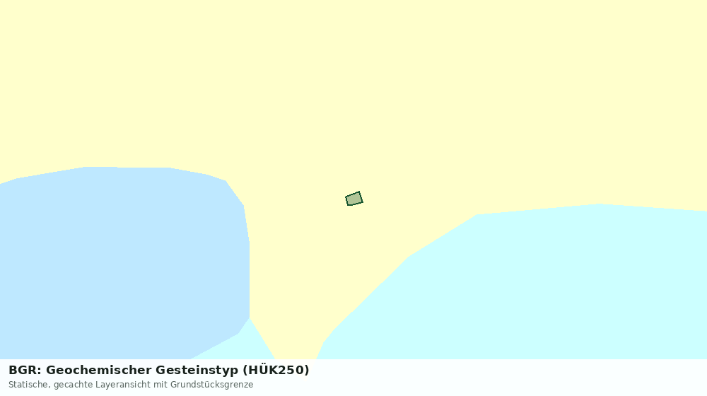 Statische Kartenansicht: BGR: Geochemischer Gesteinstyp (HÜK250)