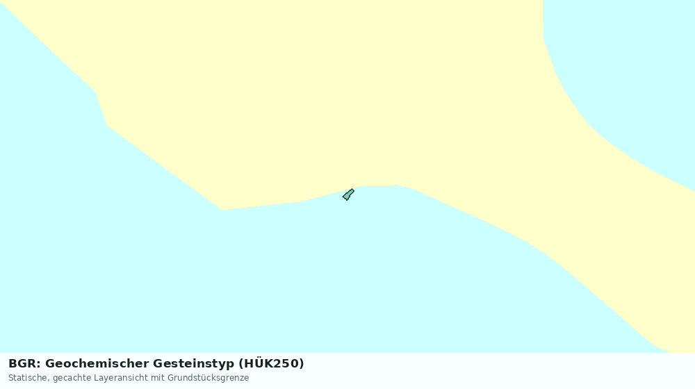 Statische Kartenansicht: BGR: Geochemischer Gesteinstyp (HÜK250)