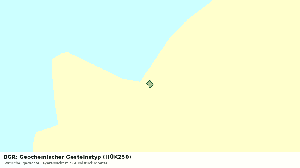Statische Kartenansicht: BGR: Geochemischer Gesteinstyp (HÜK250)
