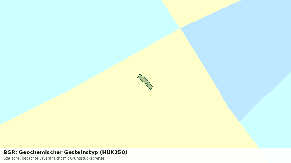 Statische Kartenansicht: BGR: Geochemischer Gesteinstyp (HÜK250)