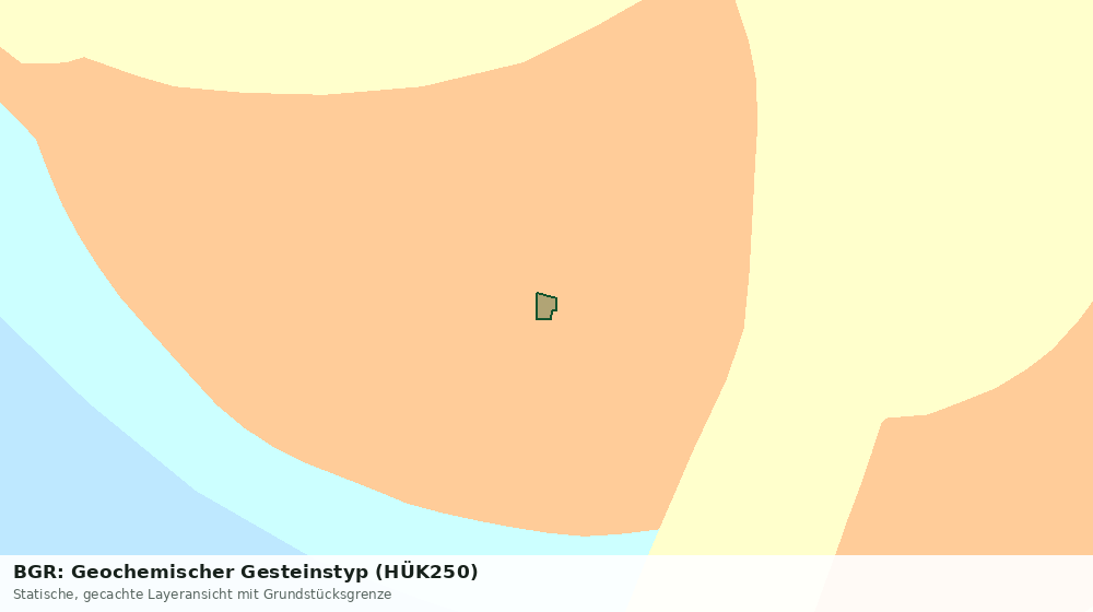 Statische Kartenansicht: BGR: Geochemischer Gesteinstyp (HÜK250)